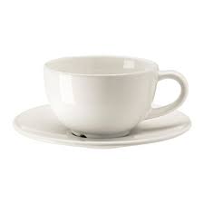 Vardagen Coffee Cup And Saucer Off White Ikea Coffee Cups And Saucers Tea Cups Coffee Cups