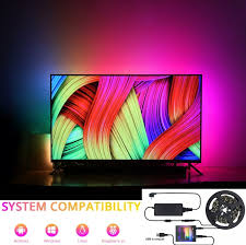 Ambient Lighting For Tv And Monitor Full Set Led Strip 3m Cool Mania