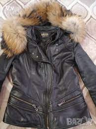 Дамско кожено яке с Естествен косъм от ЛИСИЦА-BALOS Leather Fur. в Якета в  гр. Смолян - ID35682497 — Bazar.bg