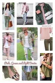 Group Outfit Color Schemes Praise Worship Team Pink Green Light Denim Alexiscounts Outfit Groupoutfit Fashion Coordinating Outfits Outfits Worship Team