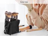 Amazon.com : Makeup Brush Case Travel Makeup Brush Holder Makeup ...