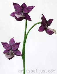 Origami Flowers Orchid Origami Artis Bellus Origami Orchid Origami Flowers Christmas Origami