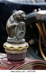 Historic Hood Ornament Ape With Mercedes Star On A Mercedes Vintage Car Stock Image Car Hood Ornaments Hood Ornaments Vintage Cars