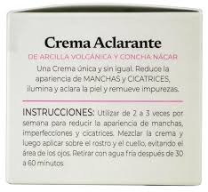 Concha Nacar Crema Aclarante No.3 Brightening Mask 3 oz