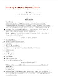 Looking for a new job? Accouting Bookkeeper Resume Templates At Allbusinesstemplates Com