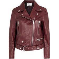Womens Biker Jackets Acne Studios Mock Oxblood Leather Biker Jacket Womens Biker Jacket Leather Jackets Women Biker Jacket Style