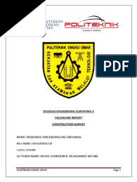 Agong with the advice and consent of the dewan negara and dewan rakyat in parliament assembled, and by the authority of the same, as. Dcg5243 Engineering Surveying 3 Surveying Technology Engineering