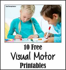 You can easily do these activities with material available at home. 10 Visual Motor Printables All Freebies Your Therapy Source Visual Motor Activities Visual Perception Activities Vision Therapy Activities