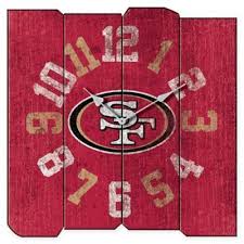 Now that your gameday outfit is ready, it's time to turn your attention to creating the rec room of your dreams! San Francisco 49ers Wood Wall Clock Gift Round Office Home Room Decor
