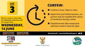 Disaster Management Act Regulations Alert Level 3 During Coronavirus Covid 19 Lockdown As Of 15th June 2021 Sa Corona Virus Online Portal