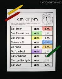 Then say what time it is. Telling Time Activity Pack Telling Time Activities Teaching Math First Grade Math
