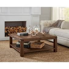 Browse a variety of modern furniture, housewares and decor. Meadow Solid Wood Square Coffee Table In Brick Brown Overstock 30303087