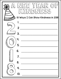Celebrate The New Year Resolutions And Kindness In Your Classroom A Complete Classroom Writing Acti New Years Activities Writing Activities Classroom Writing