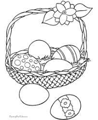 These easter bunny coloring sheets are cute and adorable and will bring a smile to your kid's face as he will have the liberty to use a range of bright hues for all the pictures. Easter Basket Coloring Pages