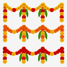 Toran Marigold Decorative Garland Marigold Merigold Garland Png And Vector With Transparent Background For Free Download In 2020 Garland Decor Flower Decorations Watercolor Flower Illustration
