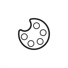 Black And White Palette For Vector Art Pin By Paopao On Ikonki Paint Palette Vector Free Paint Colors