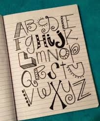 Alphabet Lettering Hand Lettering Writing