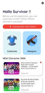One of them is currently using the free ff apk which is very. Skin Tools Pro Free Fire Download How To Unlock All Skins For Free