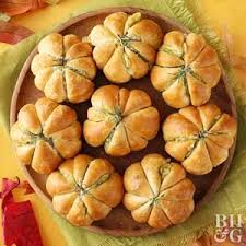 Pumpkin Shape Meatball Biscuits Recipe Pumpkin Food Halloween Finger Foods