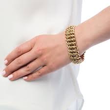 Shop everything from designer looks to the latest gold bracelet trends at zales®. Pre Owned 18k Yellow Gold Antique Heavy Estate French Bracelet