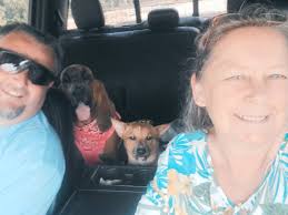 Daisy Mae's new best friend Nupsy in south Louisiana