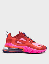 Nike Nike Air Max 270 React In Mystic Red Bright Crimson Pink Blast Nike Air Max Nike Air Nike Air Max For Women