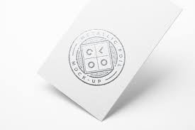 Download Metallic Foil Logo Mockup Graphicburger
