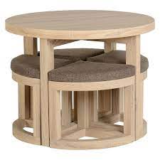 Internal Error Round Wooden Dining Table Oak Finish Furniture Furniture