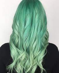 17 Amazing Examples Of Green Hair Colors Pastel Green Hair Green Hair Ash Green Hair
