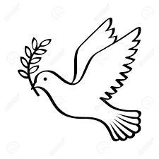 Pin By Beauty Smily On Tattoos Dove Drawing Dove Outline Line Art Vector