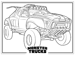 Keep your kids busy doing something fun and creative by printing out free coloring pages. Monster Truck Coloring Pages Printable For Kids Wonder Day Coloring Pages For Children And Adults