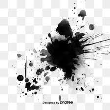 Black And White Banner Background Design Black And White Splashing Ink Material Png And Vector Graphic Design Background Templates White Ink Banner Background Images