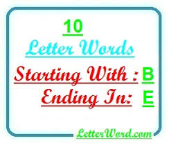 Typography bold spring letter or doodle abc characters for monogram words and logo. Ten Letter Words Starting With B And Ending In E Letterword Com