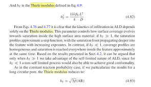 When the thiele modulus is large, internal diffusion usually limits the overall rate of. à¦Ÿ à¦‡à¦Ÿ à¦° Riikka Puurunen For Completeness Here Is My Description Of The Thiele Modulus Equation With Explanation Of The Symbols Learning To Use Overleaf Like It Not Published Https T Co C9dpyghqcw