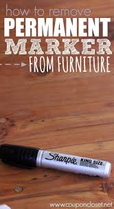 How To Remove Permanent Marker From Furniture Remove Permanent Marker Deep Cleaning Tips Cleaning Hacks