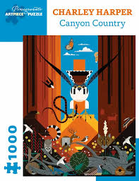 Charley Harper Canyon Country 1000 Piece Jigsaw Puzzle