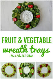 Finding items that are small enough but great statement pieces can sometimes. Healthy Holiday Wreath Fruit Vegetable Tray Ideas