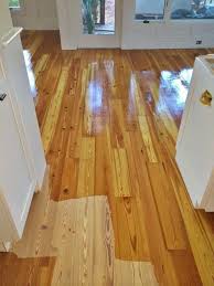 3 4 5 Reclaimed Pine Hardwood Flooring With First Coat Of Polyurethane Hardwood Floors Wood Floors Wood Floors Plus