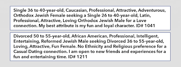 Jewish Singles: Place a Free Personal Ad - Atlanta Jewish Times