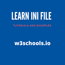 Files with ini file extension can be mainly found as configuration files from many applications written for microsoft windows, or even the operating system itself. Learn Ini File Tutorials Learn With Examples