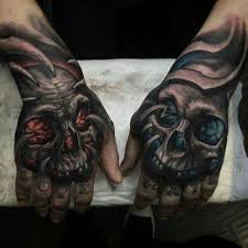 Stepan Negur Skull Hand Tattoo Hand Tattoos Hand Tattoos For Guys