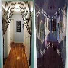 1960s Vintage Wood Door Curtain Available Etsy Com Shop Texasvibe Boho Chic Beaded Door Curtains Beaded Curtains Door Curtains Designs