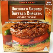 What's Good At Trader Joe's?: Trader Joe's Uncooked Ground Buffalo Burgers
