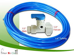Braided stainless steel waterline, 1/4c x 1/4c for refrigerator ice maker smart choice 5308815072. Ice Maker Kit Refrigerator Feed Water Adapter Poly Tube Connection Universal Fit Ebay