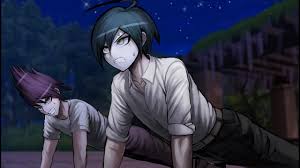 A rocking chair is sat nearby a burning fireplace, and a work desk with scientific equipment and. Shuichi Saihara Danganronpa V3 Killing Harmony Youtube