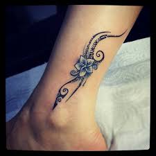 Burak Dikel Sur Instagram Tattoo Inked Inkedgirl Starflower Starflowertattoo Burak Wrist Tattoos For Women Tribal Tattoos For Women Tribal Foot Tattoos