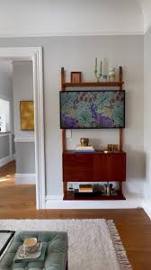 We found a massive teak wall unit from the 60s