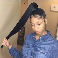 One of the trendy hairstyles we have is half ponytail styles. Pin On Chic Ponytail Hairstyle