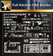 Kitchen equipment free cad drawings. Kitchen Autocad Drawings Blocks Details