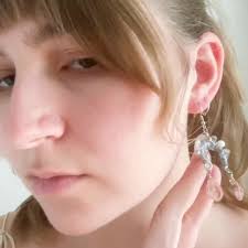 Artisan charm dangle earrings